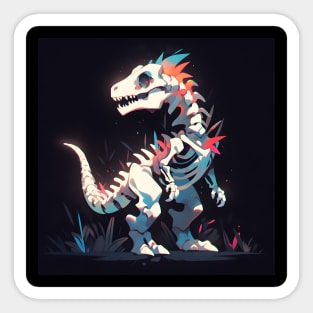 Dinosaur bones Sticker